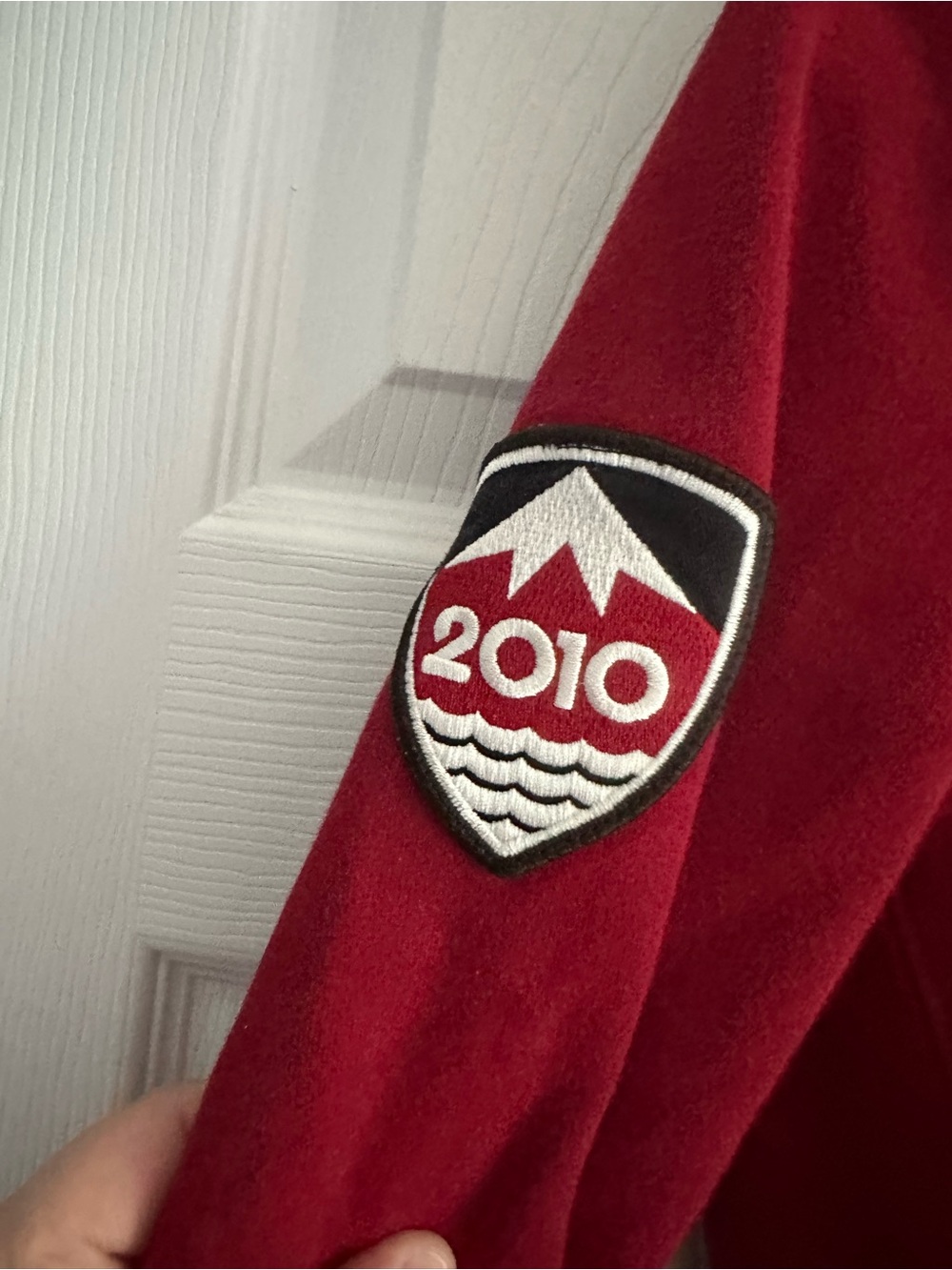 Size S Hudson’s Bay Women’s Vintage 2010 Canada Olympic Zip Hoodie Red Collectib - Picture 7 of 9